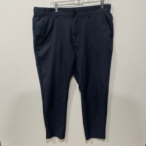 JACK ARCHER Mens Deep Blue Polyester Dress Pants Size 36x30